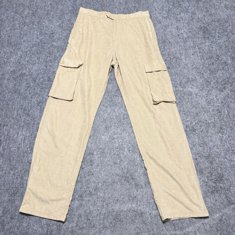Honor The Gift Coltrane Cargo Pants Mens Size 32 Tan Beige Wide Straight Leg